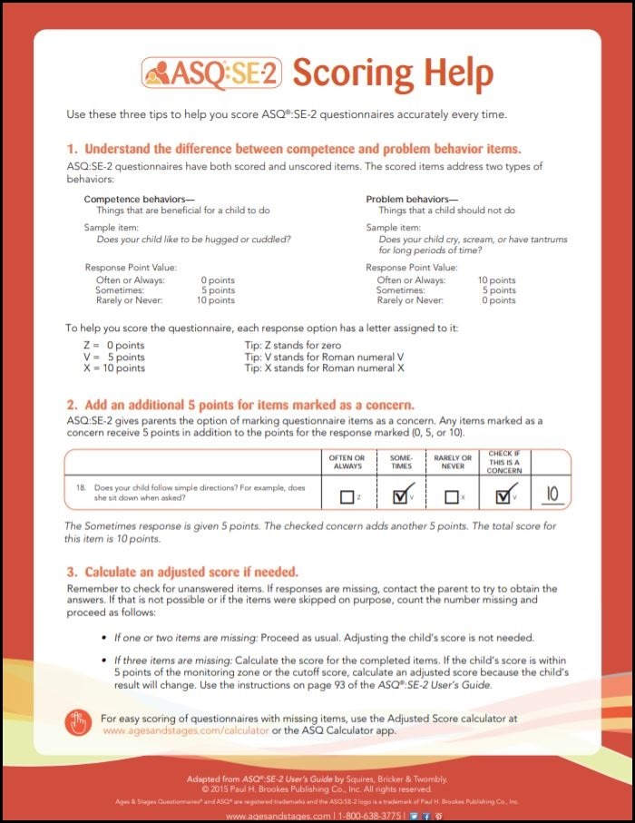 Asq Se 2 Questionnaires Printable